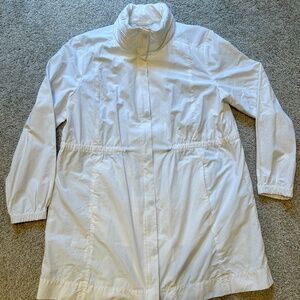 Eileen Fisher White Rain Jacket